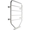 Warmrails Traditional Towel Warmer - Free-Standing or Wall Mounted Towel Warmer Rack for Drying Towels and Garments - 34-Inch Chrome Finish Frame with 4 Bars - Model RTC view 3
