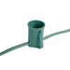 Novelty Lights 25 Foot String Light Set - Indoor/Outdoor Stringer Set for Christmas, Wedding Decor, Patios, & More - C9/E17 Intermediate Base (Green Wire, 12" Spacing) view 2