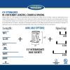 Novelty Lights 25 Foot String Light Set - Indoor/Outdoor Stringer Set for Christmas, Wedding Decor, Patios, & More - C9/E17 Intermediate Base (Green Wire, 12" Spacing) view 4