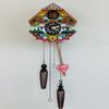 River City Clocks Musical Multi-Colored Quartz Cuckoo Clock - 8 Inches Tall - Model # M8-08PQ view 2