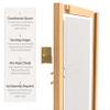 2 ft. Short Desktop Double Cross Shoji Screen - Natural - 4 Panels view 4