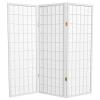4 ft. Short Window Pane Shoji Screen - White - 3 Panels view 1