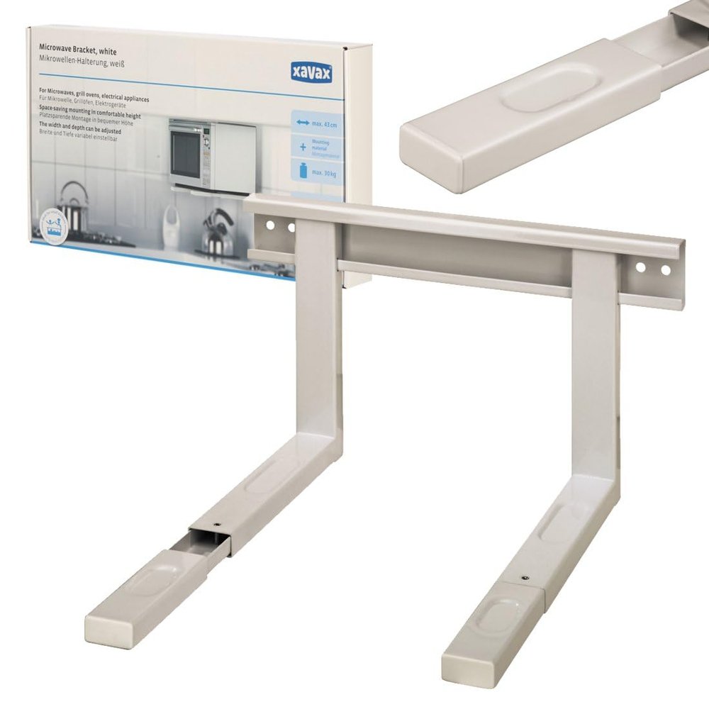 Xavax 110930 Microwave Bracket, White