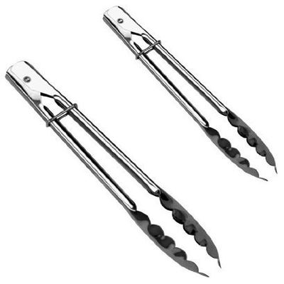 12 Inch and 9 Inch Stainless Steel Tongs