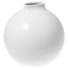 Ai Collection Paper Pot Tissue Case, Stylish and Cute, Paper Towel Holder, Toilet Paper Cover, Box, Tissue Compatible, Round, Glossy, White, Made in Japan, Diameter 6.7 x Height 6.8 inches (17 cm) x view 1
