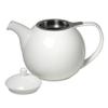 FORLIFE Curve Teapot with Infuser, 45-Ounce, White view 3