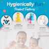 Flipper Fun Animal Panda Toothbrush Cover  Kids Toothbrush Holder with Cover  Toothbrush Holders for Bathrooms - Suction Cup Toothbrush Holder view 2