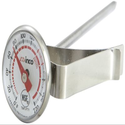 Winco 1-Inch Dial Frothing Thermometer with 5-Inch Probe (TMT-FT1)