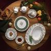 Noritake Holly & Berry Gold Place Setting, Large, 5-Piece view 2