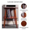 Crosley Manchester Record Player Stand, Media Console with Vinyl Storage, Modern Home Organizer, Paprika view 4