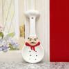 ACK Plump Bistro White Chef Hand Painted Ceramic Spoon Rest,Cooking Spoon Holder for Kitchen Counter, Utensil Rest for Spoon, Ladle, Spatula, Kitchen Dcor view 2