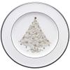 Noritake Palace Christmas Platinum Holiday Accent Plates, Set of 4, White, 2" view 2