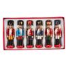 Kurt Adler Wooden Nutcracker Ornament Set, 5-inch Height, Multicolor, Wood view 1