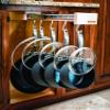 Dual-ing Glideware Cookware Organizer with 14 Hooks by Glideware, LLC view 3