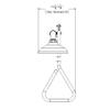 Speakman SE-227 Lifesaver Horizontal Supply Emergency Shower for Dangerous Worksites, Yellow/Green view 2