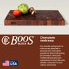 John Boos CCB Series Rectangular Wooden Walnut Cutting Board 18x12  1.75 Thick, 12-lb Reversible Butcher Block with End-Grain & Finger Grips  Made in the USA view 4