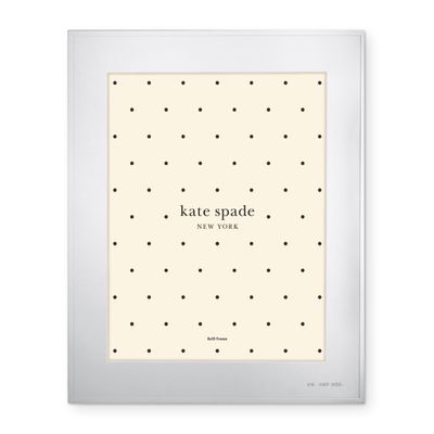 Kate Spade "Darling Point" Silverplate 8" x 10" Photo Frame