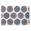 Avanti Linens - Bath Mat, Cotton Bath Rug with Non-Skid Backing, Modern Home Decor (Dotted Circles Collection, 20" x 30") view 1