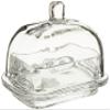 Abbott Collection Large Rectangle Covered Butter Dish with Lid, Clear Glass (6.5"L) view 1