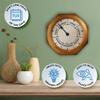 DayClocks Classic Day of The Week Wall Clock - 10" Solid Oak Wood Frame, Ideal Retirement Gift for Men and Women, Day Clock for Seniors and Retirees view 2