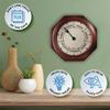 DayClocks Classic Day of The Week Wall Clock - 10" Solid Mahogany Wood Frame, Ideal Retirement Gift for Men and Women, Day Clock for Seniors and Retirees view 2