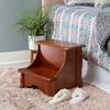 Powell Woodbury Mahogany Bed Step with Storage, Information, Lightly Distressed Woodbury Mahogany, 20 x 17.75 x 17.25 view 3
