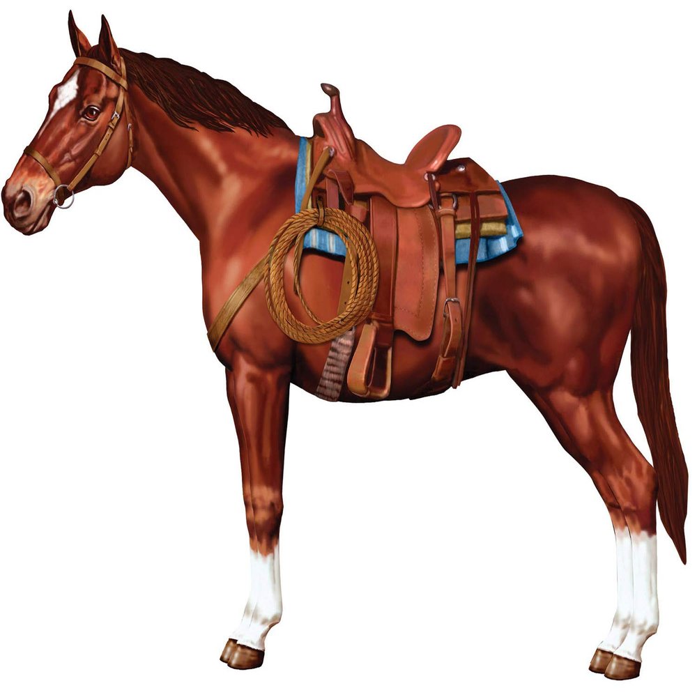 Jointed Horse Party Accessory (1 count) (1/Pkg)