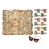 Pirate Treasure Map Party Game (mask & 12 flags included) Party Accessory (1 count) (1/Pkg) view 1