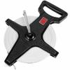 Champion Sports Open Reel Measuring Tapes  Durable Hand Crank with Metal Spike, Dual-Sided Feet & Meters, Perfect for Track & Field and Long Jump, 330 Feet/100 Meters view 1
