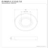 Kingston Brass EV8021 Fauceture Vessel Sink Mounting Ring, Polished Chrome view 3