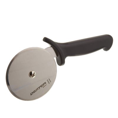 Dexter Russell P94ZZA-4 Basics (31631) Pizza Cutter, 4", Stain-Free, high-Carbon Steel and Black Plastic Handle