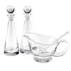 Badash 6" Small Glass Gravy Ladle, Artisan Heritage Quality Mouth-Blown Lead-Free Crystal, Elegant Small Spoon-Sized Serving Clear Utensil perfect For Sauce & Salad Dressing, Presentation Packaging view 2