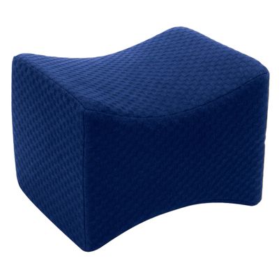 Orthopedic Knee Pillow for Side Sleepers - Ergonomic Memory Foam Knee Pillow for Back Pain & Spine Alignment - Removable Machine Washable Cover - Knee Wedge Pillow for Deep Nights Sleep