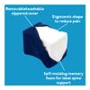 Orthopedic Knee Pillow for Side Sleepers - Ergonomic Memory Foam Knee Pillow for Back Pain & Spine Alignment - Removable Machine Washable Cover - Knee Wedge Pillow for Deep Nights Sleep view 2