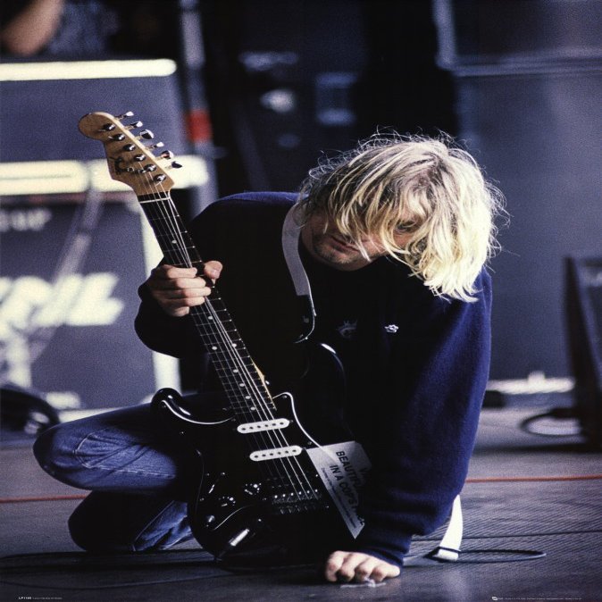 Kurt Cobain Poster 24 x 36in