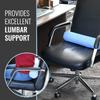 DMI Lightweight Comfort Foam Neck Roll Leg Rest Back Support Pillow for Home and Travel, Great for Neck, Back and Under Knees, 5 x 19 inches, Blue view 4