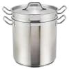 Winware Stainless 12 Quart Double Boiler with Cover view 1