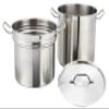 Winware Stainless 12 Quart Double Boiler with Cover view 2