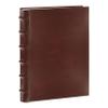 Pioneer Photo Albums Sewn Bonded Leather Bookbound 300 Pkt 4x6 Bi-Directional Photo Album, Brown, ( Pack of 1) view 1