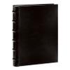 Pioneer Sewn Bonded Leather BookBound Bi-Directional Photo Album, Holds 300 4x6" Photos, 3 Per Page. Color: Black. view 1