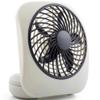 O2COOL Treva 5 Inch Battery Powered Fan Portable Desk Fan 2 Cooling Speeds with Compact Folding & Tilt Design Cubicle Accessories Small Portable (Grey) view 1