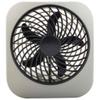 O2COOL Treva 5 Inch Battery Powered Fan Portable Desk Fan 2 Cooling Speeds with Compact Folding & Tilt Design Cubicle Accessories Small Portable (Grey) view 3