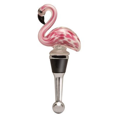 LSArts Wine Bottle Stopper, Flamingo