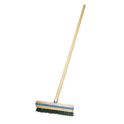American METALCRAFT, Inc. American Metalcraft 1698 Pizza Oven Brush with Brass Bristles and Steel Scraper, Brown, 60-Inch Handle