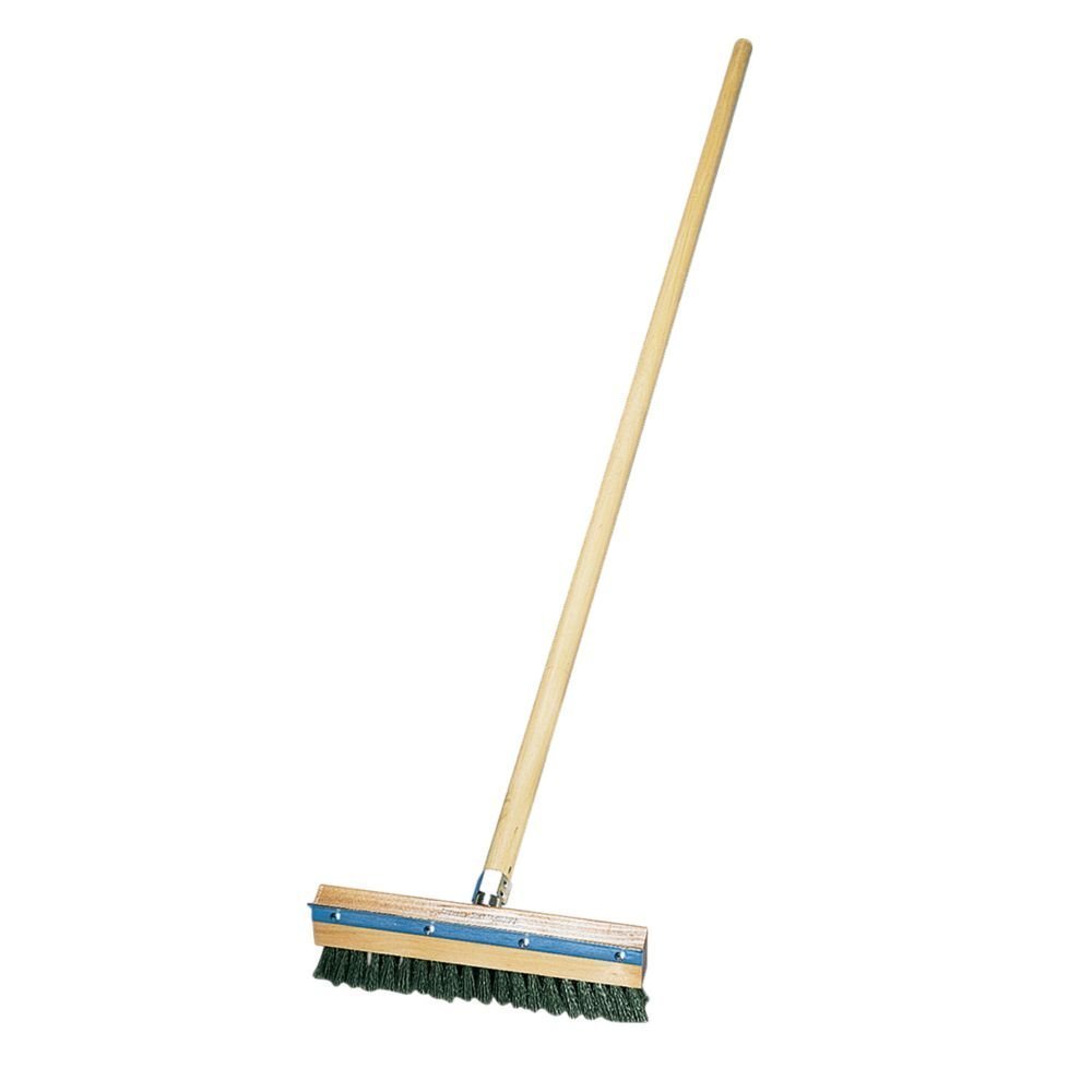 American METALCRAFT, Inc. American Metalcraft 1698 Pizza Oven Brush with Brass Bristles and Steel Scraper, Brown, 60-Inch Handle
