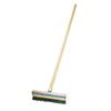 American METALCRAFT, Inc. American Metalcraft 1698 Pizza Oven Brush with Brass Bristles and Steel Scraper, Brown, 60-Inch Handle view 1