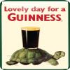 Guinness Metal Sign With Guinness Tortoise Design (20Cm X 30Cm) view 1