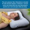 BodyMed - Cervical Neck Pillow - Experience Cervical Support Best Spondylosis Alignment Spine Traction - Standard Firmness view 4