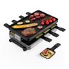 Swissmar Classic Raclette Party Grill with Reversible Cast Aluminum Non-Stick Grill Plate/Crepe Top, Outdoor & Indoor Electric BBQ Grill, Samgyupsal Griller - Brushed Stainless Steel - 8-Person view 1