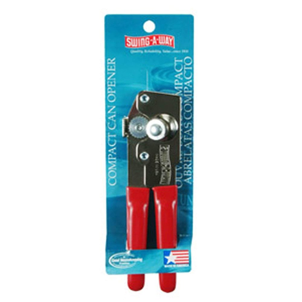 Amco Swing-A-Way Compact Can Opener, Red